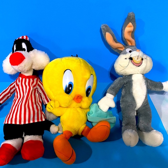 WARNER BROS LOONEY TUNES VTG 90s TWEETY BIRD, BUGS BUNNY & SYLVESTER THE CAT - Picture 2 of 15